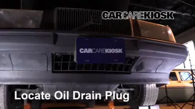 1992 Volvo 740 2.3L 4 Cyl. Wagon Aceite Cambiar aceite y filtro de aceite